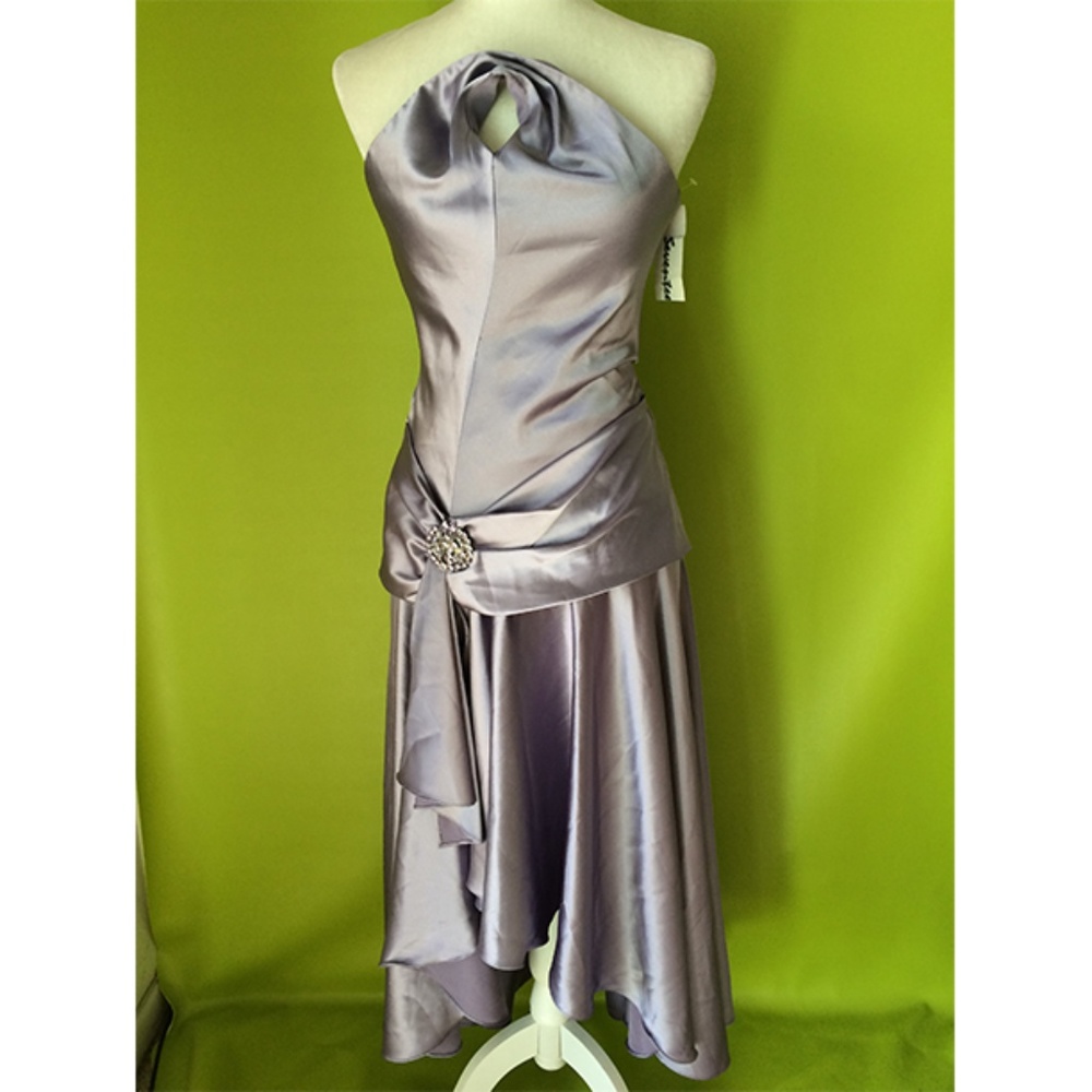 Cinderella Short Front Long Back Jr Prom Dress L